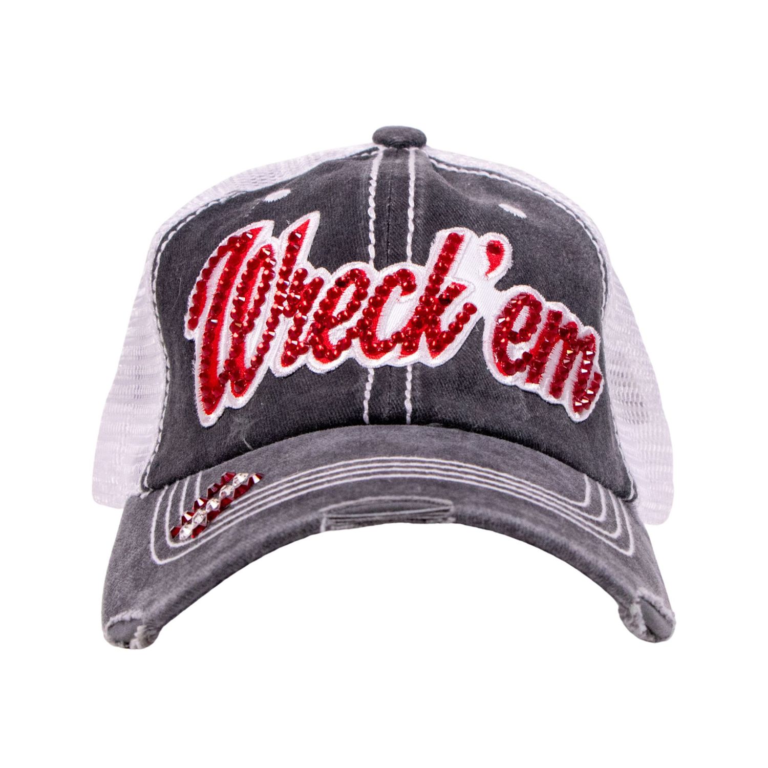 Wreck ‘em Red Bling Cap