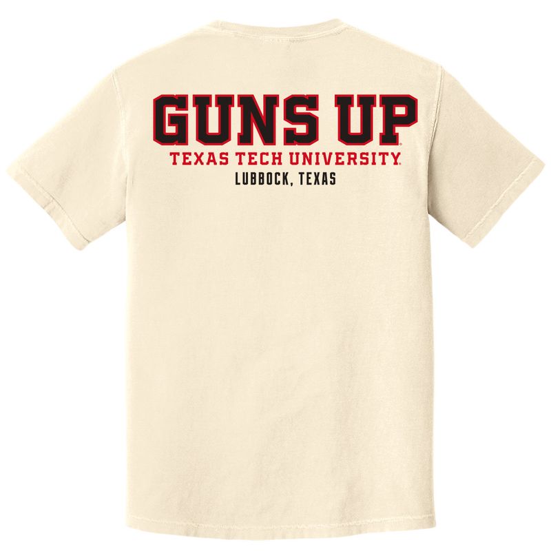 Comfort Colors Guns Up Texas Short Sleeve Tee