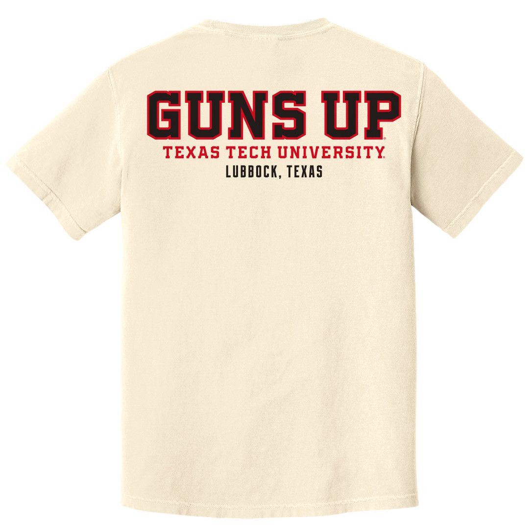 Comfort Colors Guns Up Texas Short Sleeve Tee