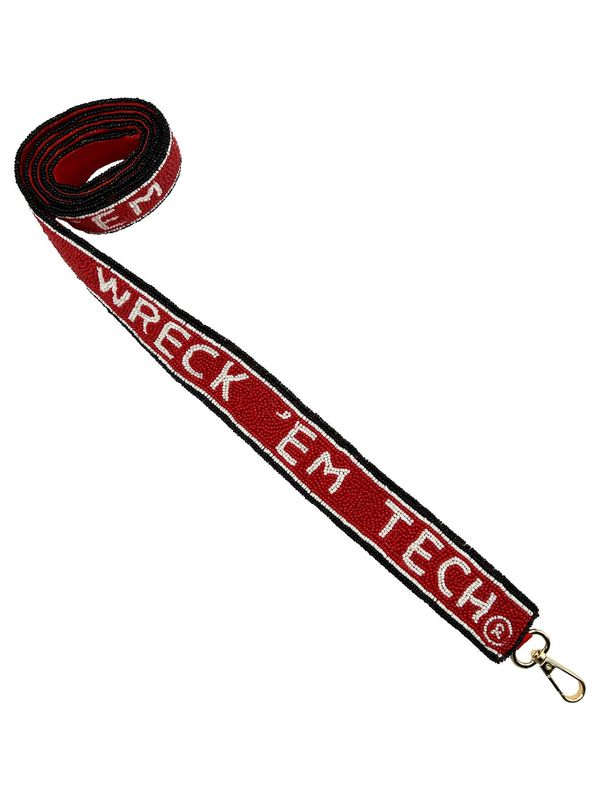 Wreck 'Em Beaded Purse Strap