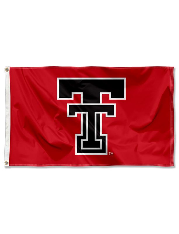 Classic Black &amp; White Double T Flag