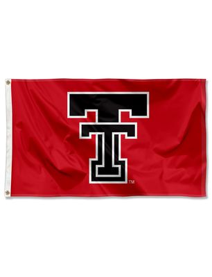 Classic Black &amp; White Double T Flag