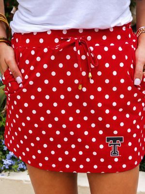 Red Polka Dot Skort