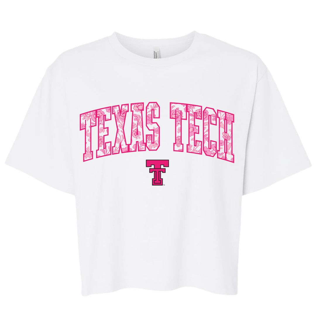 Pink Toile Arch Boxy Tee