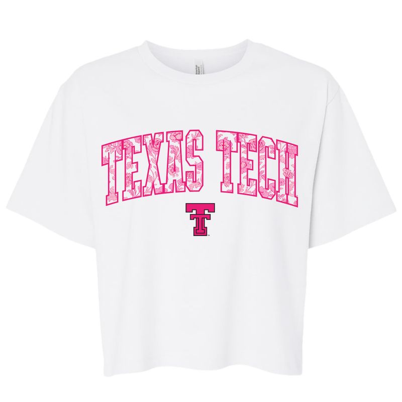Pink Toile Arch Boxy Tee