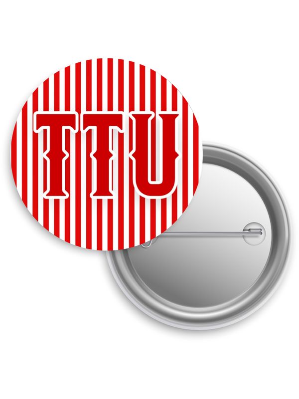 Stripes TTU Game Day Button