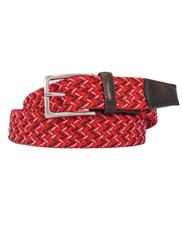 Braided Stretch Herringbone Belt