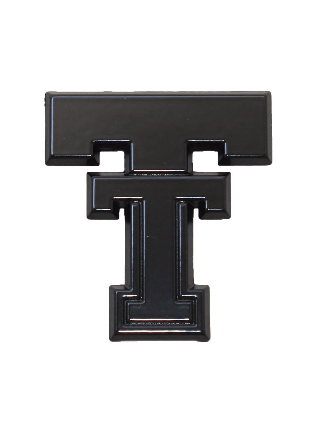 Black Powdercoat Classic Double T Auto Emblem