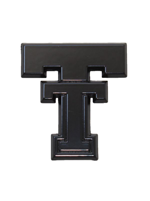 Auto Emblem Black Powdercoat Classic Double T