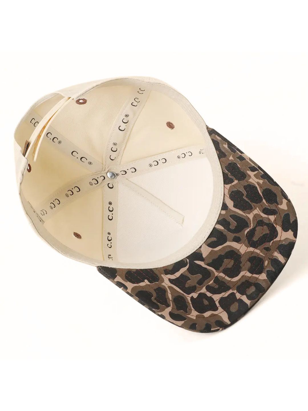Leopard &amp; Cream Trucker Cap