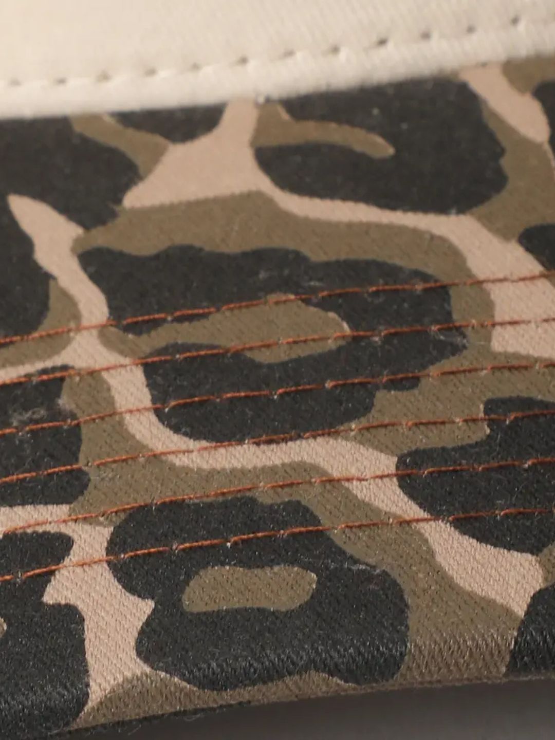Leopard &amp; Cream Trucker Cap