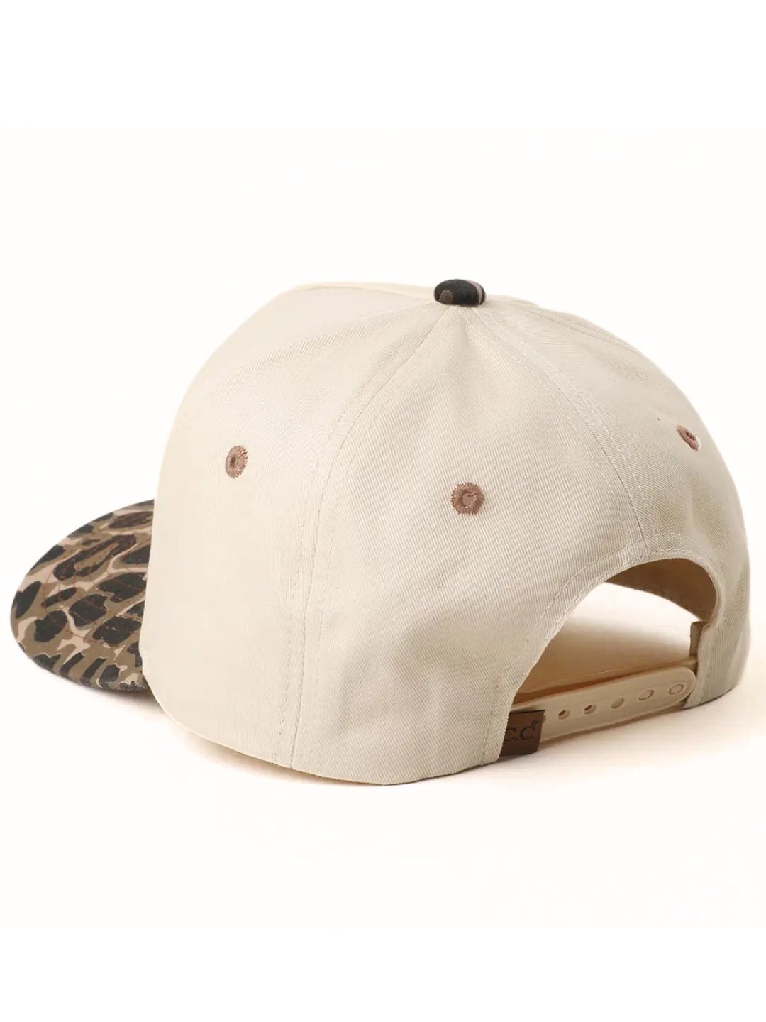 Leopard &amp; Cream Trucker Cap