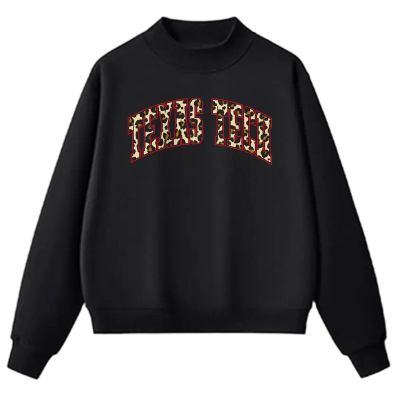 Cheetah Cozy Fleece Mock Sweatshirt