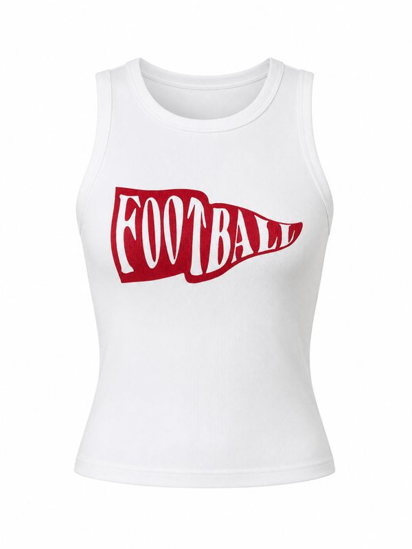 Football Pennant Boyfriend Tank