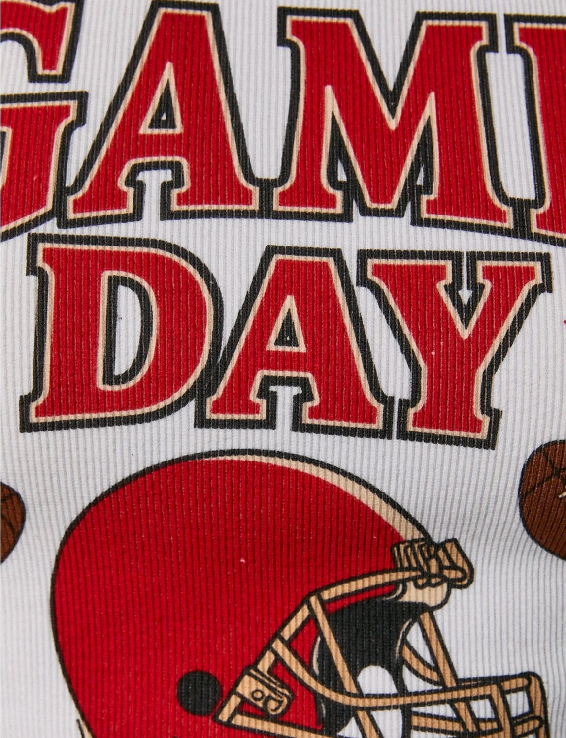 Game Day Helmet Boyfriend Tank