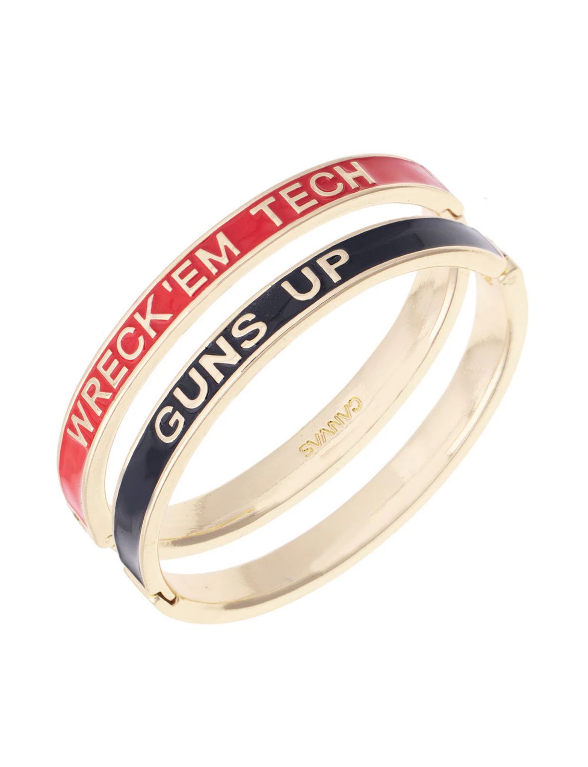 Red Raiders Skinny Hinge Bangle
