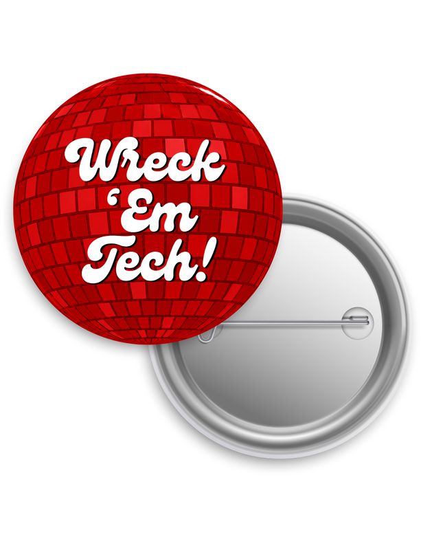 Disco Wreck ‘Em Game Day Button