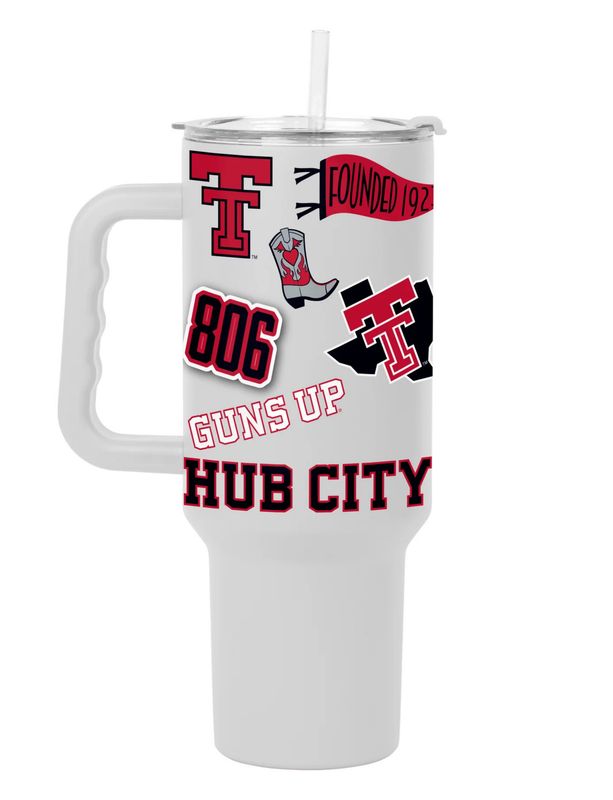 Icons 40oz Tumbler with Handle