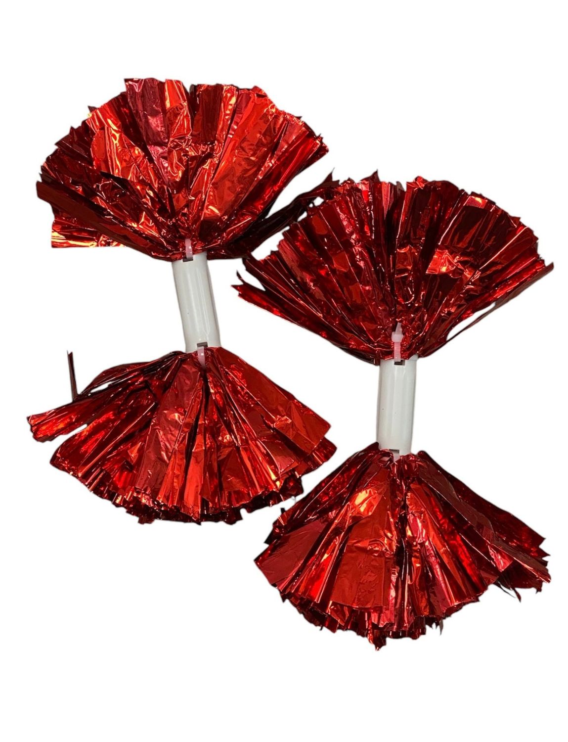 Cheer Pom Pom, Color: Metallic Red