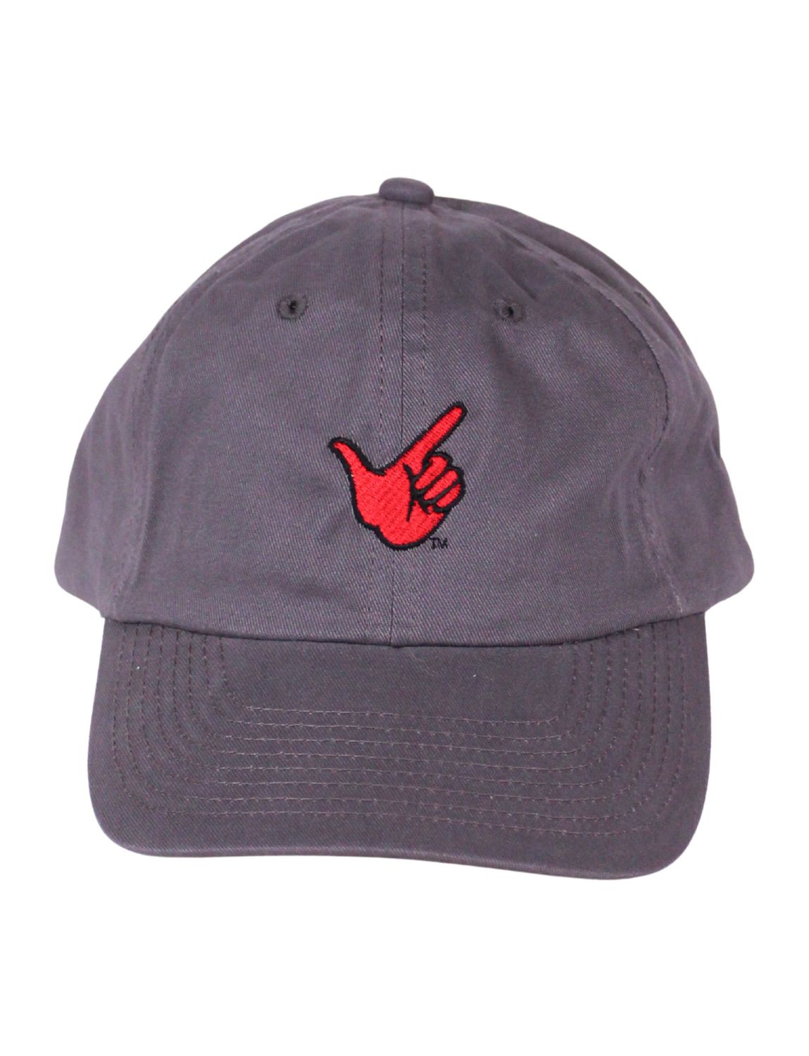 Guns Up Hand Unstructured Cap - Charcoal