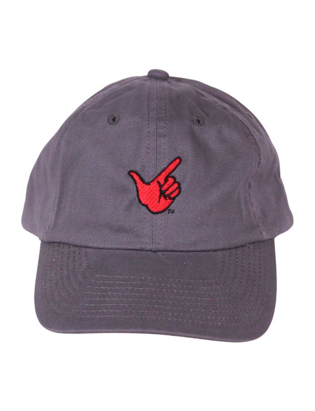 Guns Up Hand Unstructured Cap - Charcoal