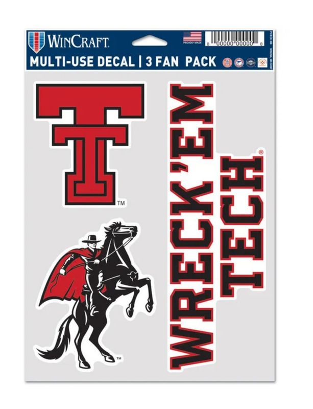 Fan Pack 3 Piece Decal Set