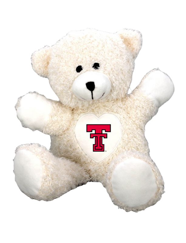 Plush Floppy White Bear Hand Puppet
