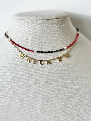 Chunky Gameday Necklace - WRECK 'EM