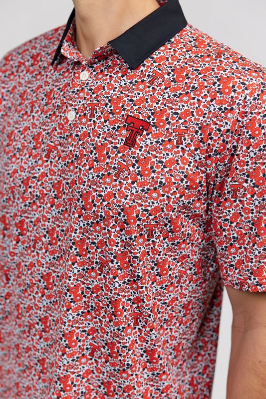 Texas Tech Poppies Teddy Polo