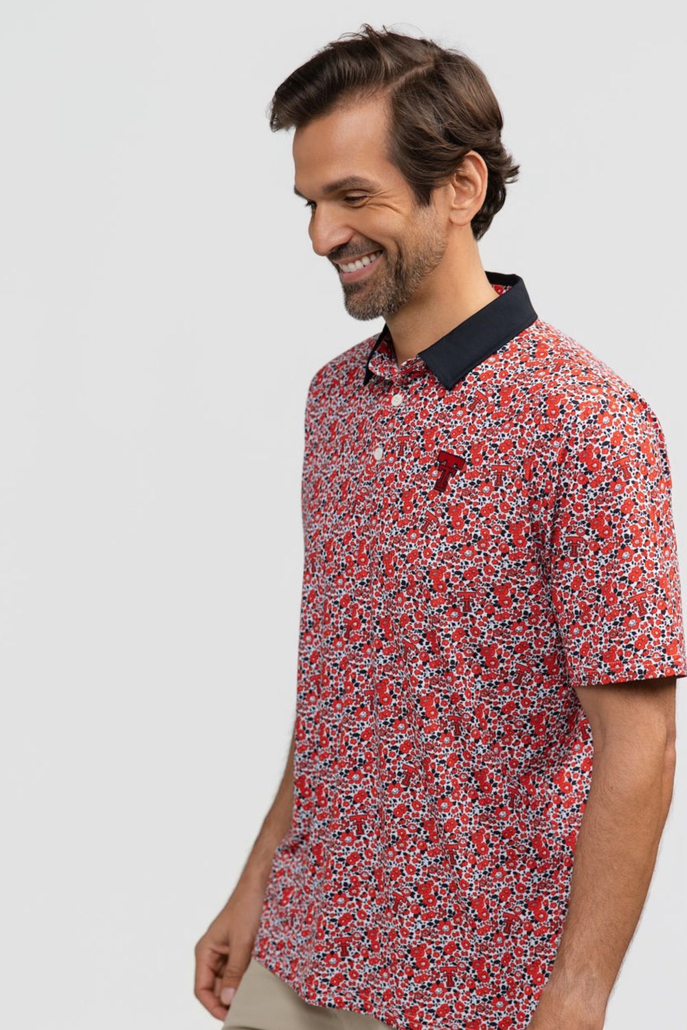 Texas Tech Poppies Teddy Polo