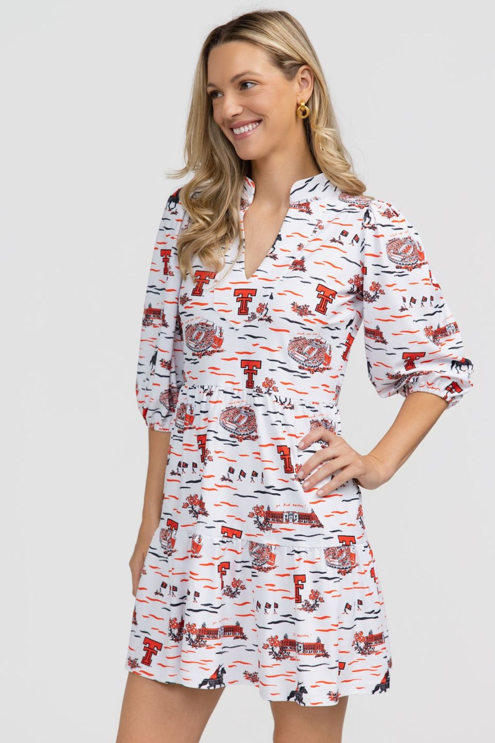 Texas Tech Tory Toile Dress