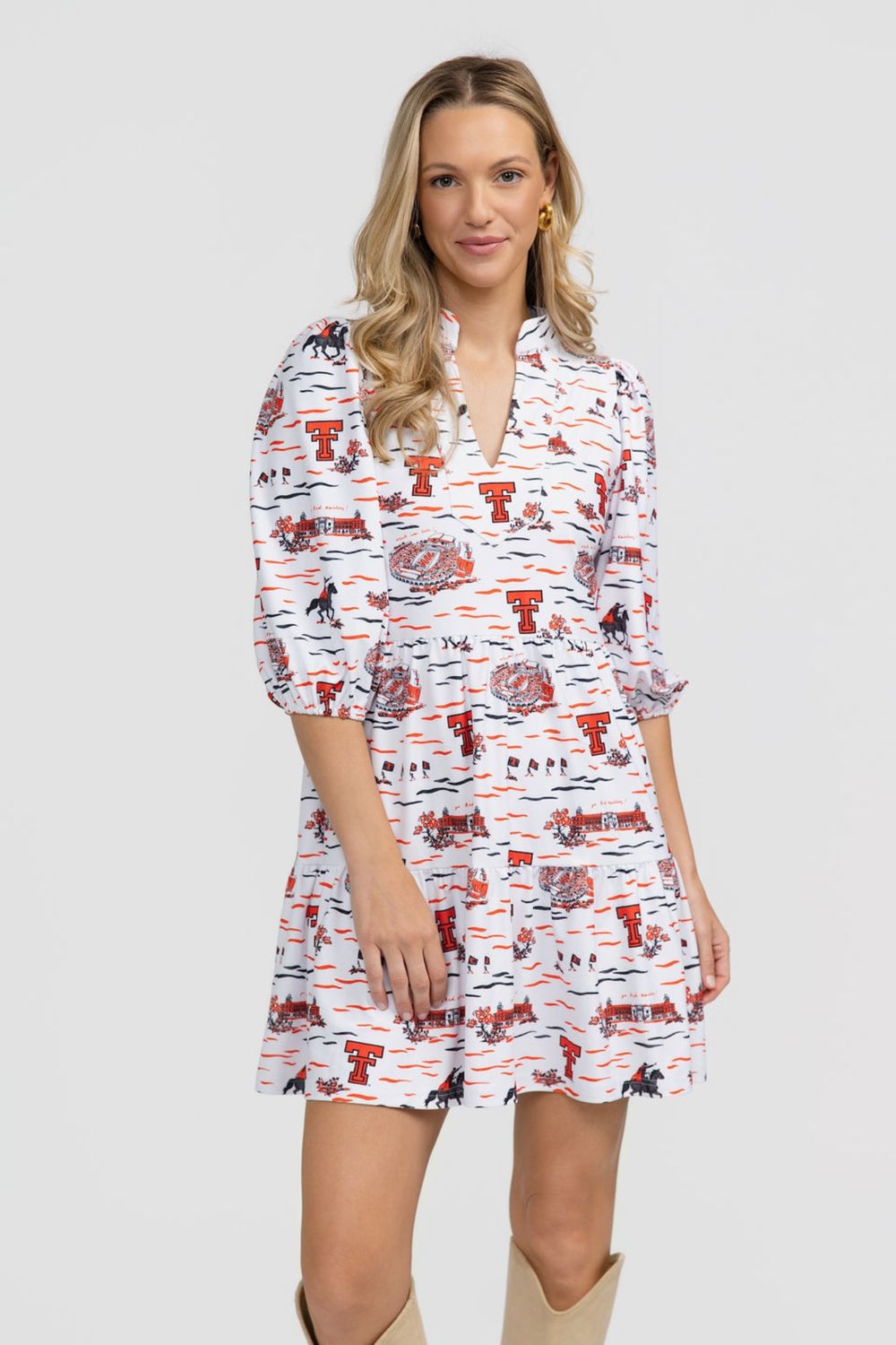 Texas Tech Tory Toile Dress