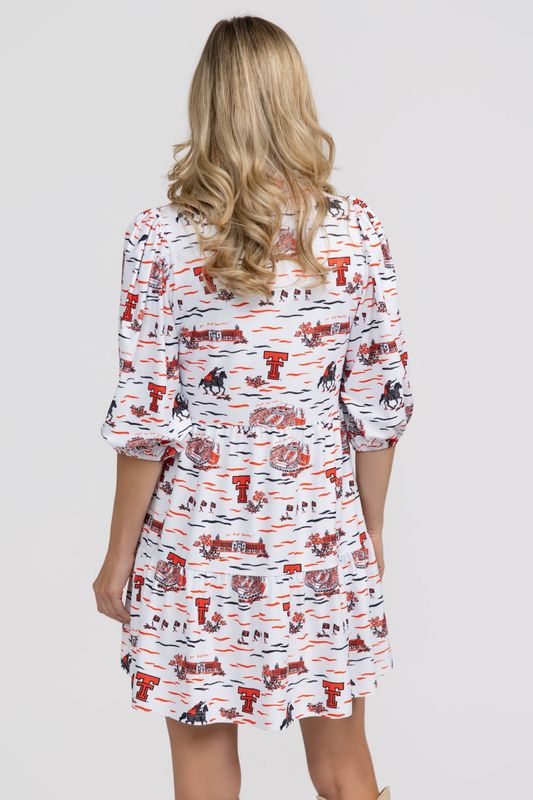 Texas Tech Tory Toile Dress