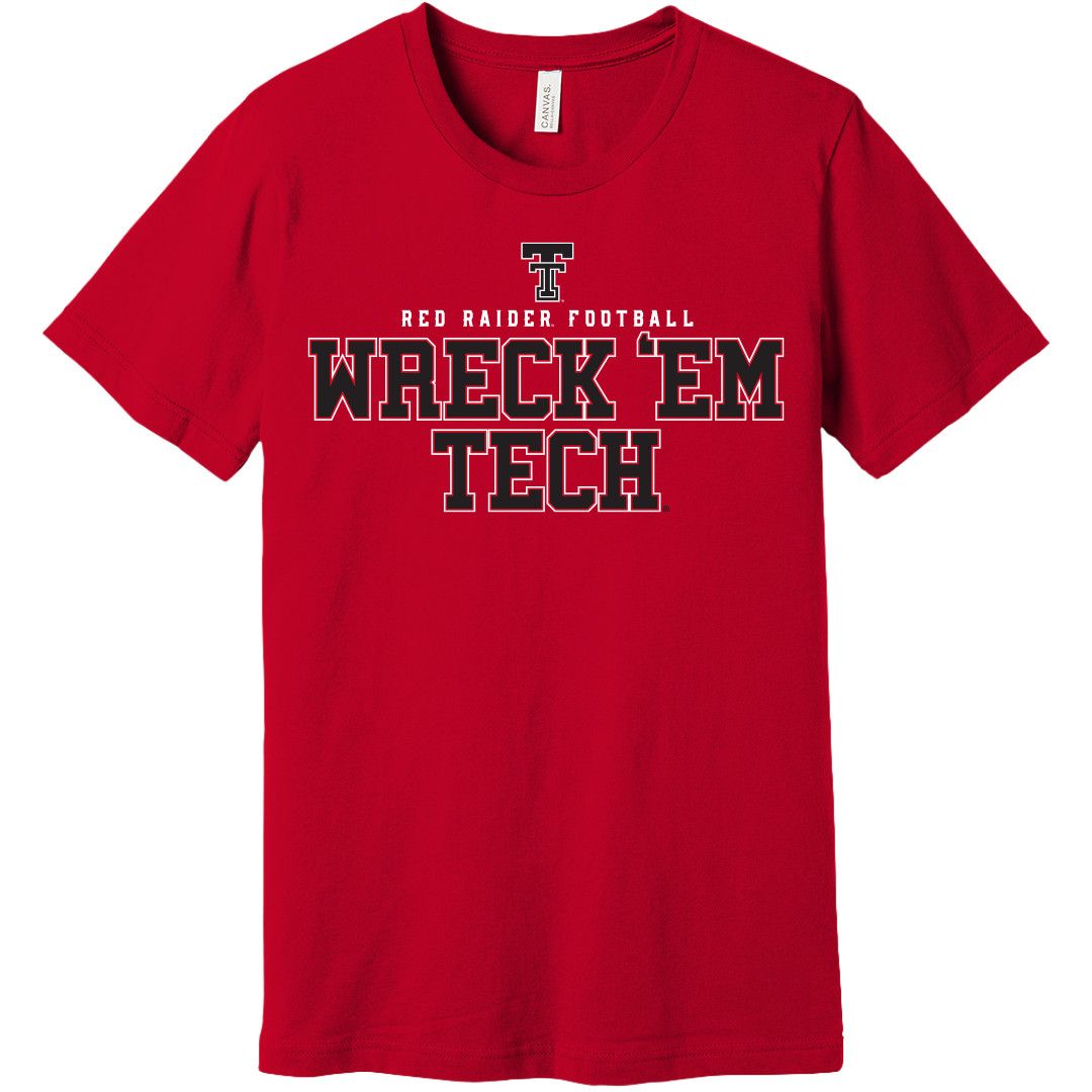 Wreck 'em Athletic Football Short Sleeve Tee