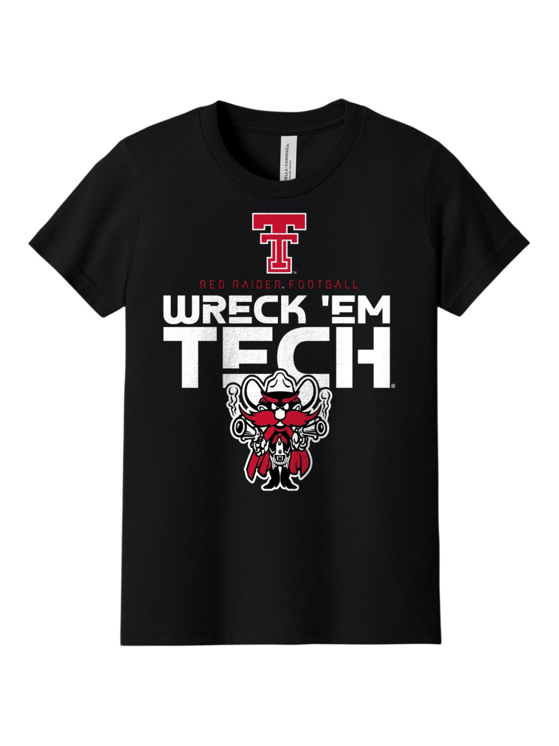 Cosmic Wreck 'em Football Youth Short Sleeve Tee