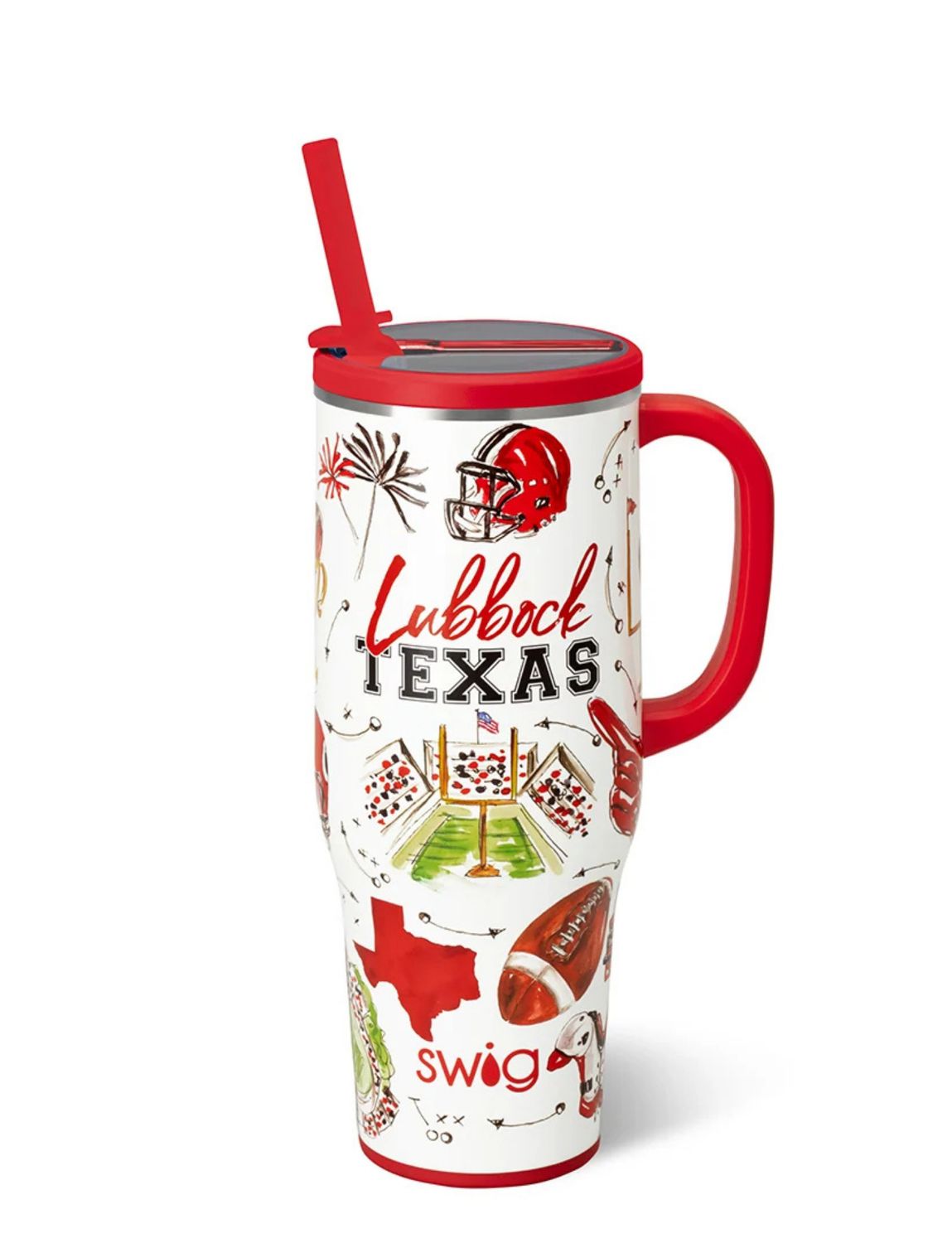 Tailgates in Lubbock Mega Mug - 40oz