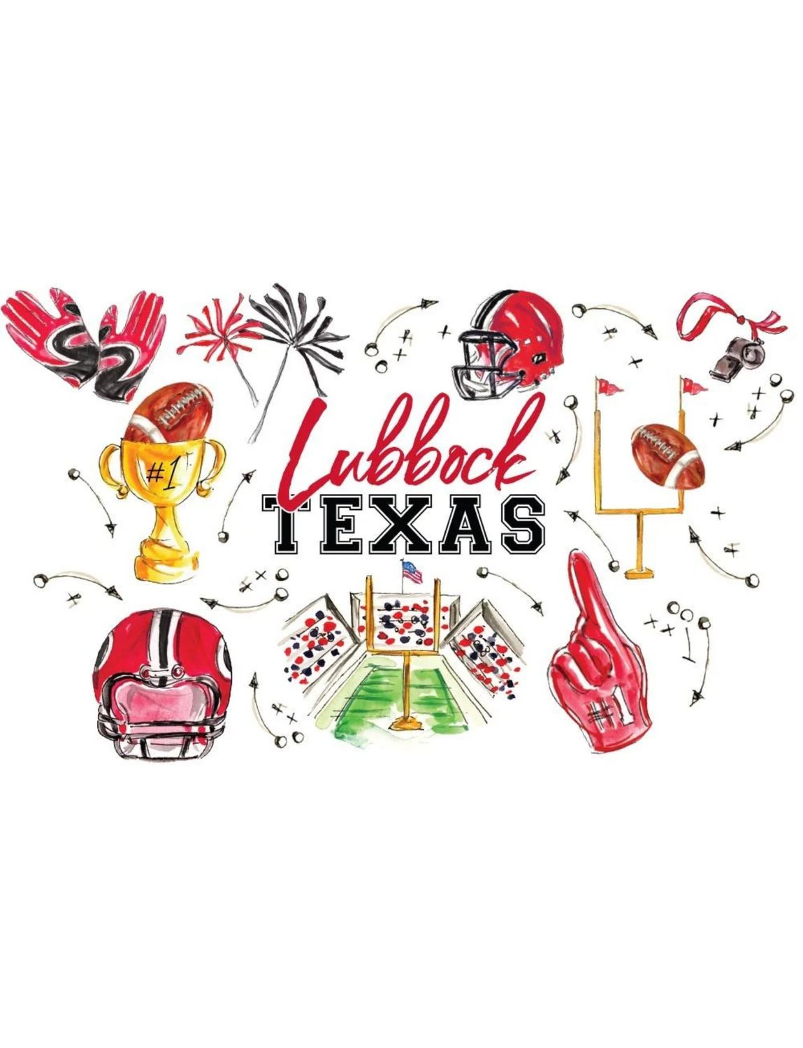 Tailgates in Lubbock Mega Mug - 40oz