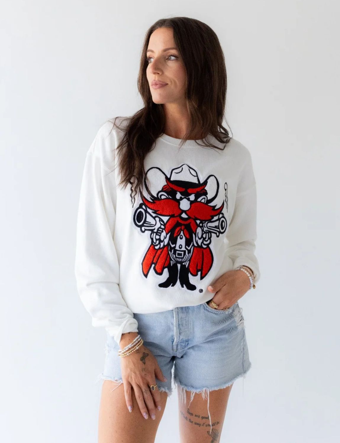Raider Red Chenille Sweatshirt