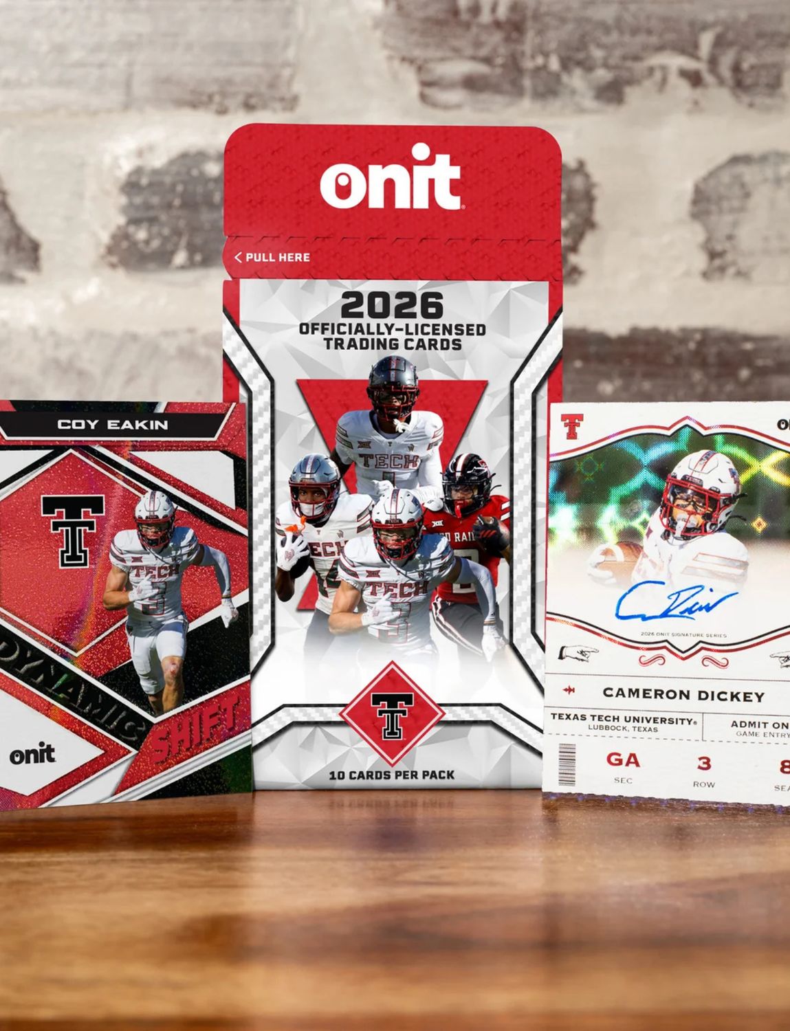 2026 Football Team Trading Cards - Pack of 10