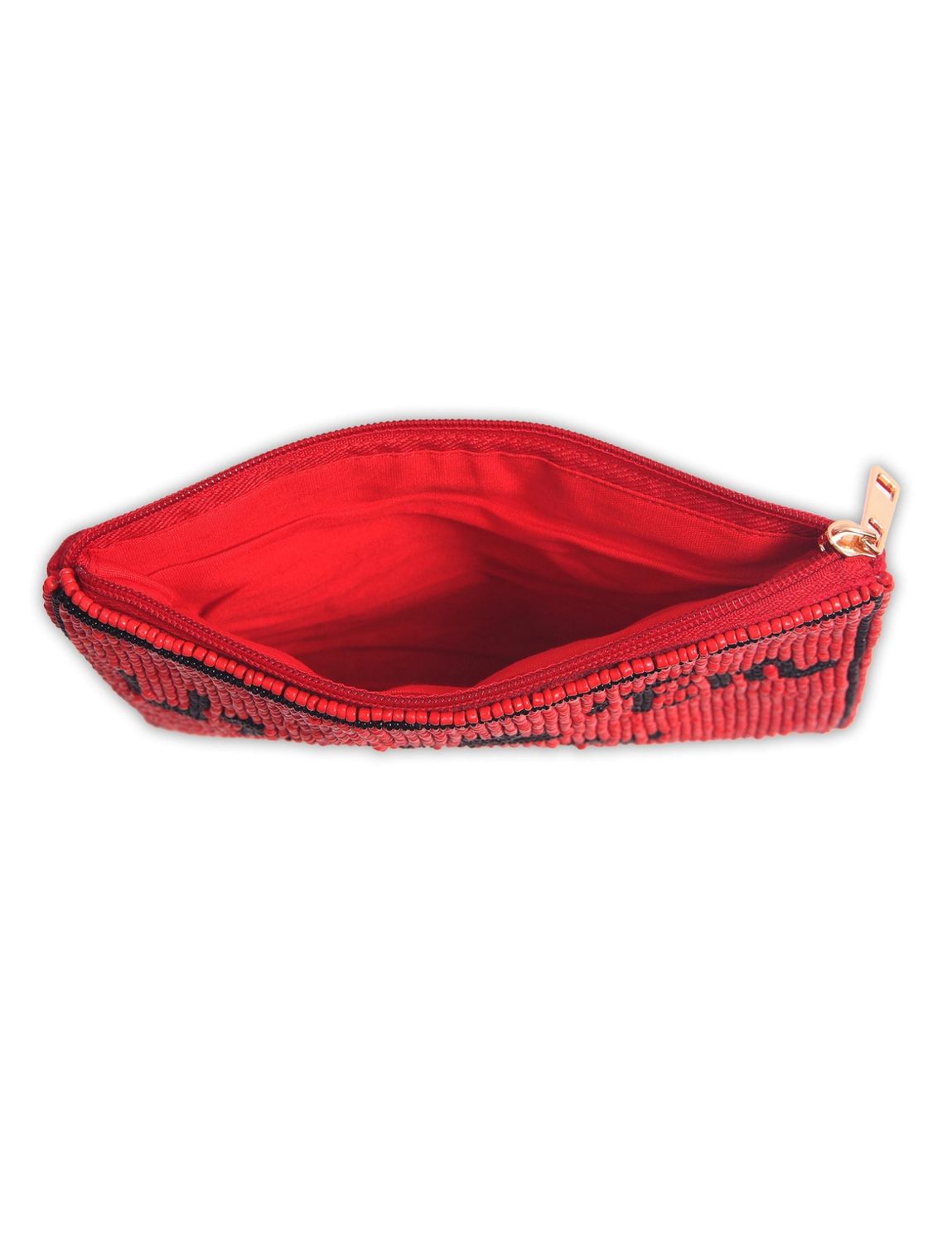Beaded Wreck 'em Tech Coin Pouch