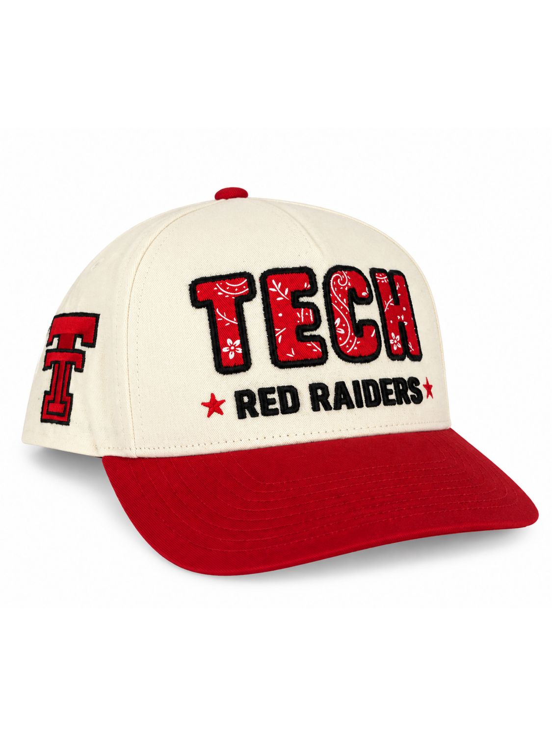 Wrangler Bandana Cap - Cream/Red