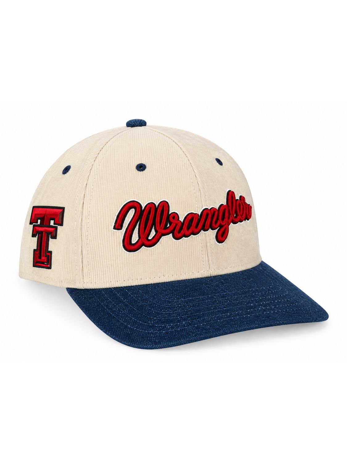 Wrangler Trail Cord Corduroy Cap - Denim/Cream