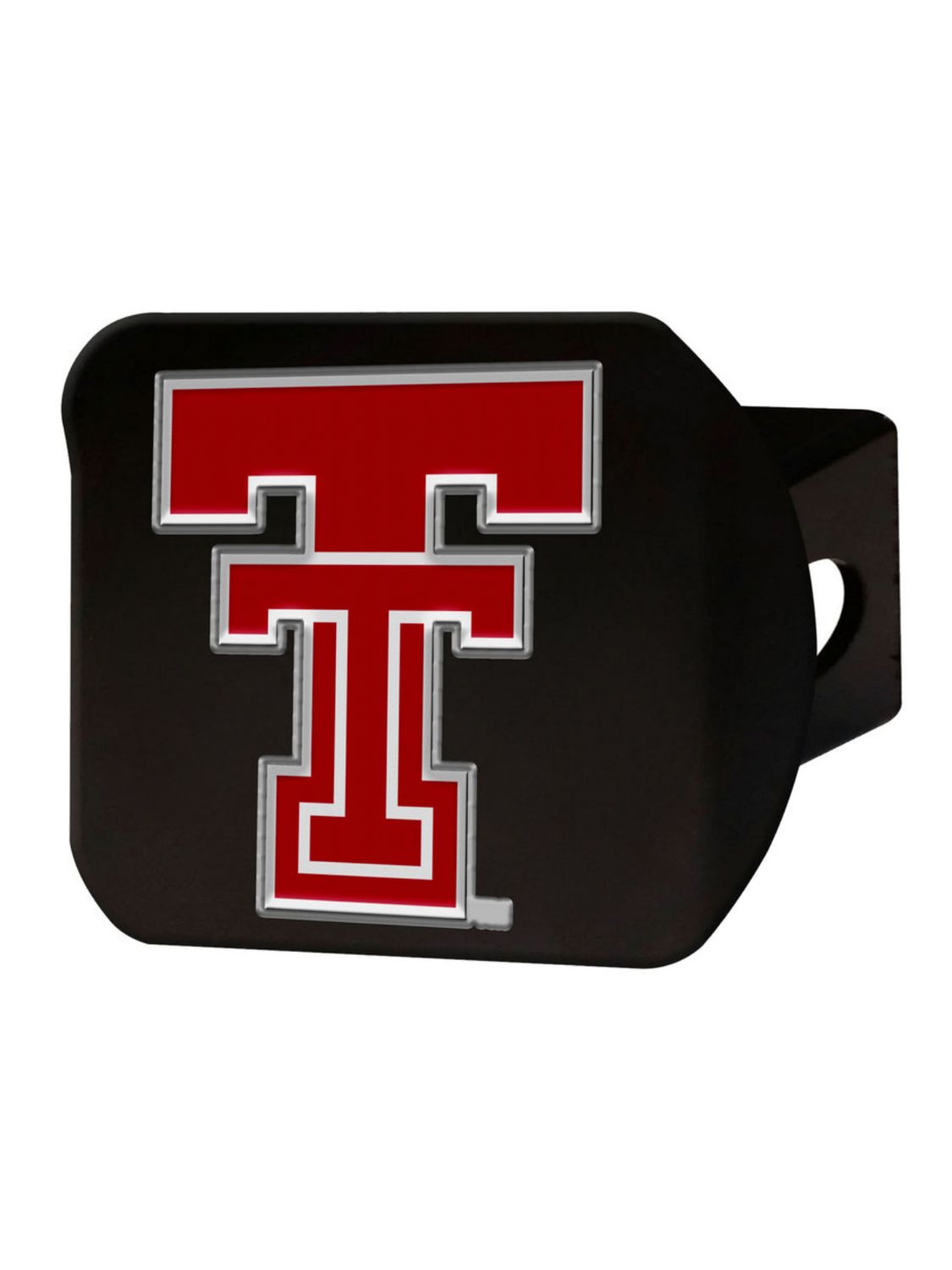 Throwback Double T Black Metal Hitch Cover