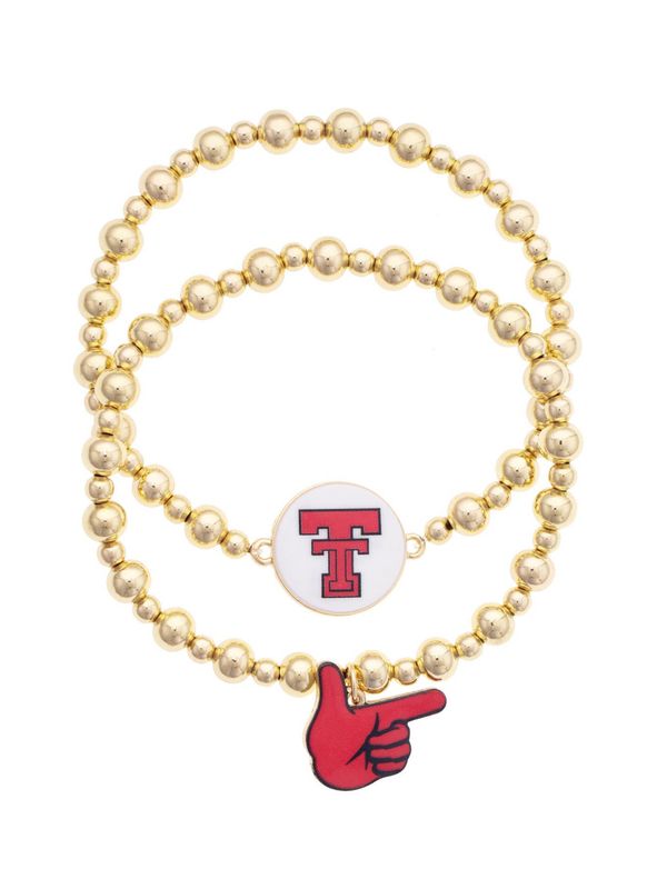 Logo Ball Bead Bracelet Set