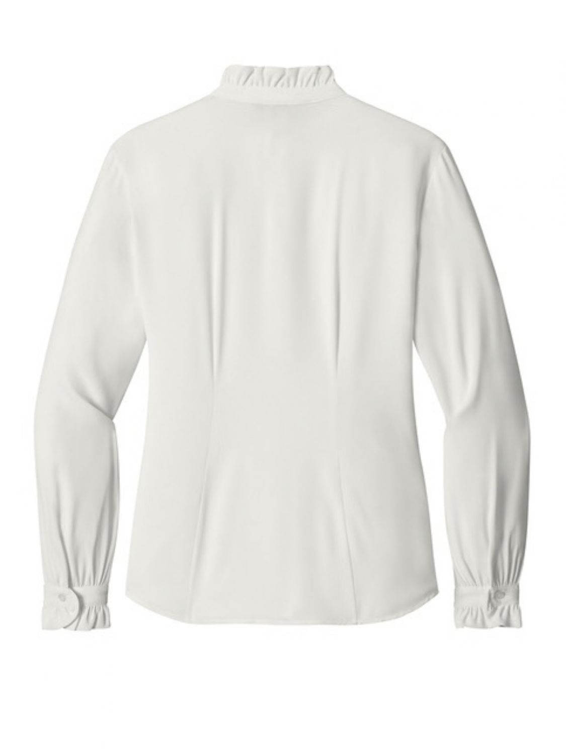 Ladies Long Sleeve Ruffle Collar Blouse