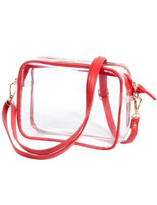 Bridget Clear Red Purse