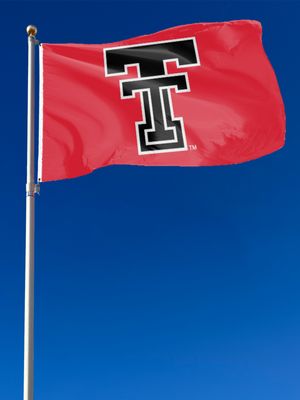 Throwback Double T Red 3x5 Flag