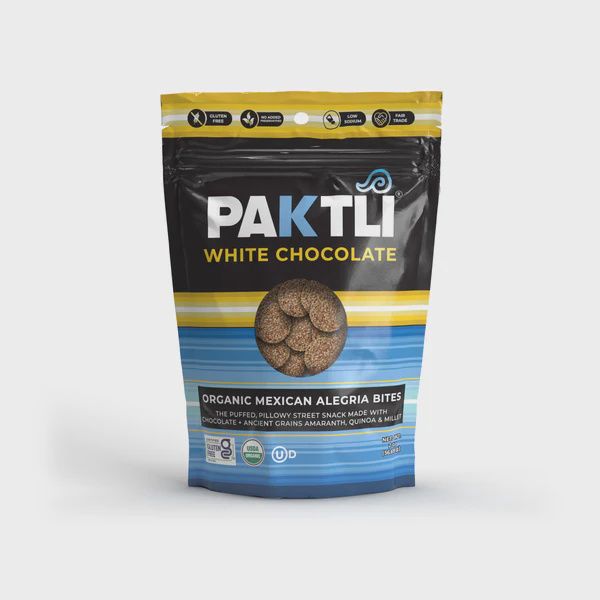 Organic Mexican Alegria Bites, White Chocolate