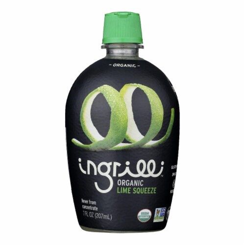 LIME JUICE, ORGANIC, Ingrilli - 7oz Bottle