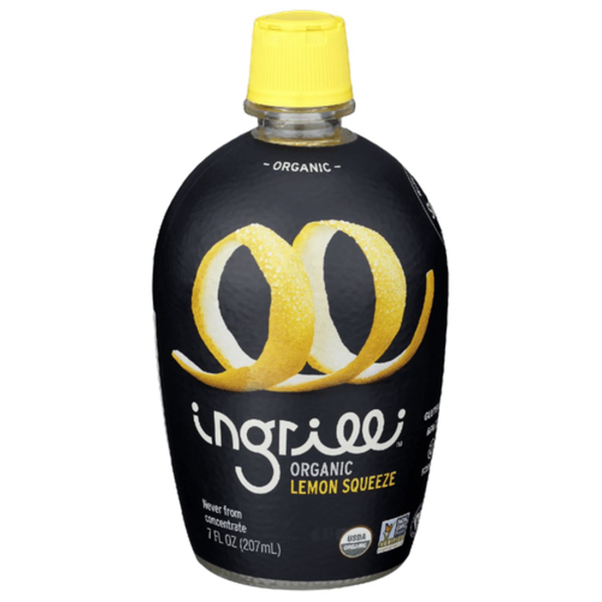 LEMON JUICE, ORGANIC, Ingrilli - 7oz Bottle